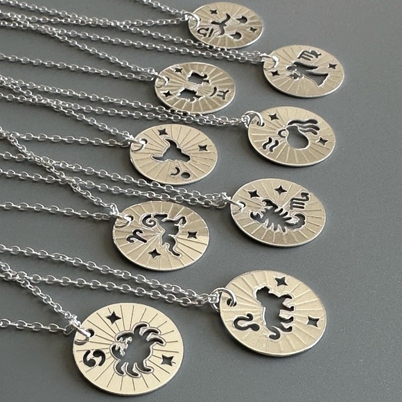 Sterling Silver Sagittarius Necklace - Picture 7 of 7